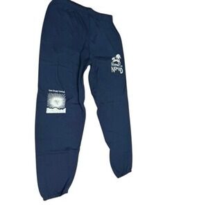 NEW! "NOMAD" Sweatpants Joggers Get Busy Living Graphic Print SZ XL Tween Rapper